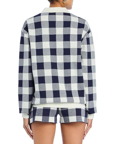 Ser.o.ya Gingham-pattern Polo Top In Multi