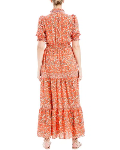 Max Studio Maxi Dress In Red