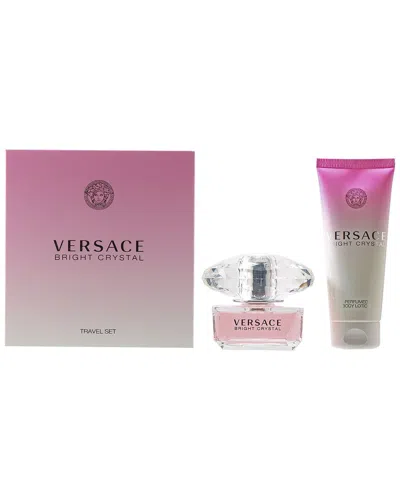 Versace Women's Bright Crystal 2pc Set In Transparent