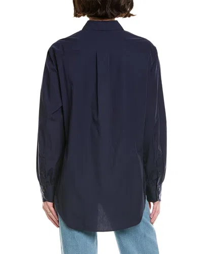 Rag & Bone Maxine Button Down Shirt In Blue