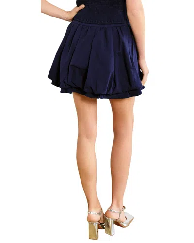Line & Dot Perla Mini Skort In Blue