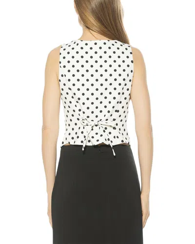 Alexia Admor Liliana Button Front Vest In White
