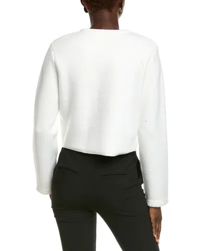 Endless Rose Button-up Cardigan In White