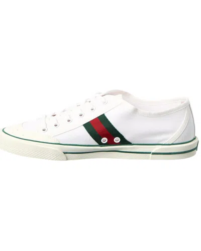 Gucci Fabric Upper And Rubber Sole Sneaker In White
