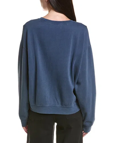 Saltwater Luxe Solid Sweatshirt In Blue