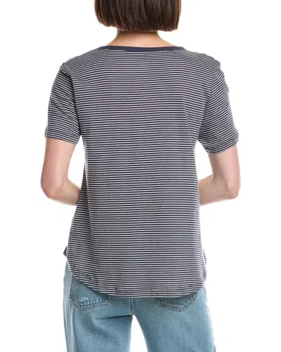 Majestic Filatures Stripe T-shirt In Blue