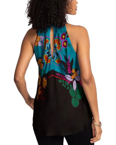 Johnny Was Devi Silk-blend Blouse In Multi