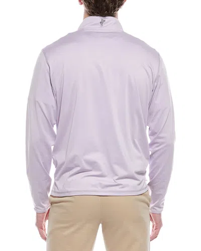 Ashworth La Jolla 1/4-zip Pullover In Purple