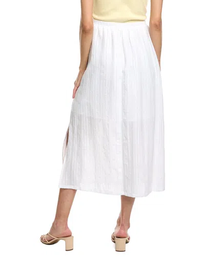 Splendid Melanie Tiered Drawstring Maxi Skirt In White