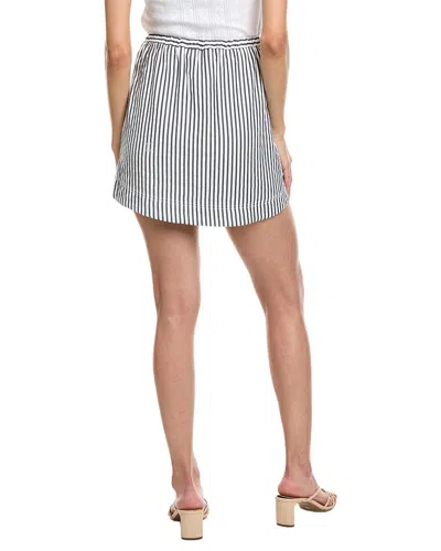 Splendid Stripe Mini Skirt In Blue