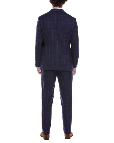English Laundry Wool-blend Suit In Blue