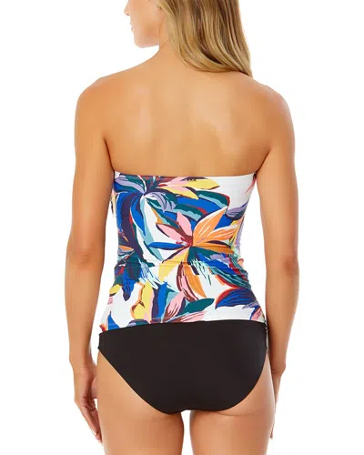Anne Cole Twist Front Tankini In Multi