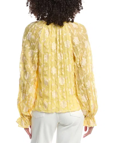 Ramy Brook Nola Blouse In Yellow
