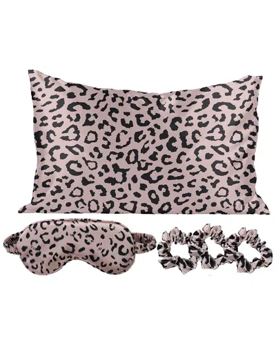 Luxury Home Silky Satin Pillowcase Set In Multi