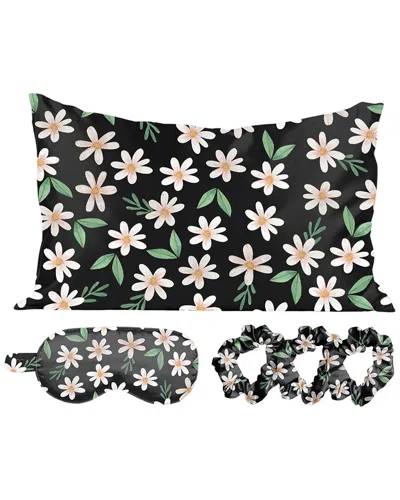 Luxury Home Silky Satin Pillowcase Set In Multi