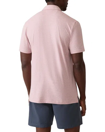 Faherty Movement Quarter Zip Pullover In Pink