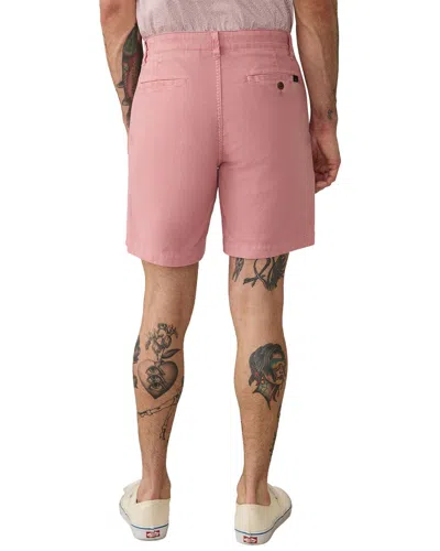 Faherty Essential Chino Short In Pink