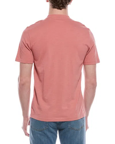Faherty Sunwashed Henley In Pink