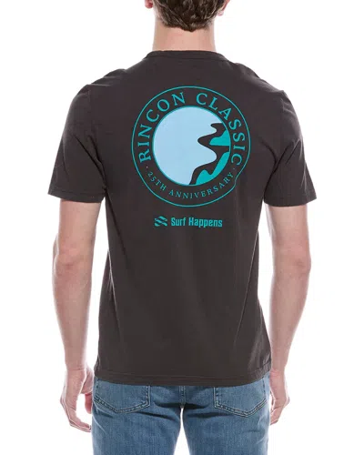 Faherty Sunwashed T-shirt In Black