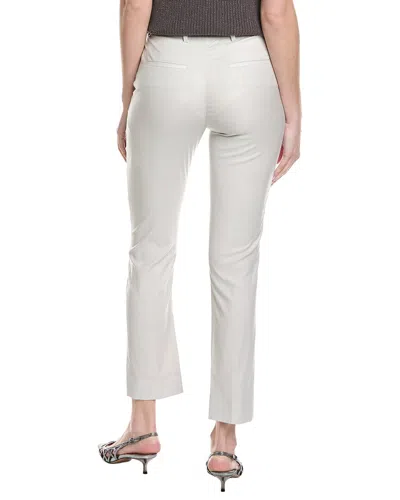 Eleventy Drawstring Wool-blend Pant In White