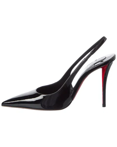 Christian Louboutin Miss Z Sling Patent Leather Slingback Pumps 100 In Multi