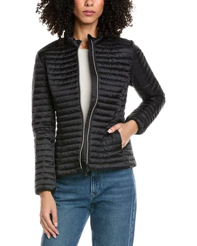 Save The Duck Jinnie Short Wave Quilt Jacket In Black