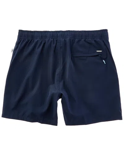 Vintage Summer Solid Performance Volley Swim Short In Multi