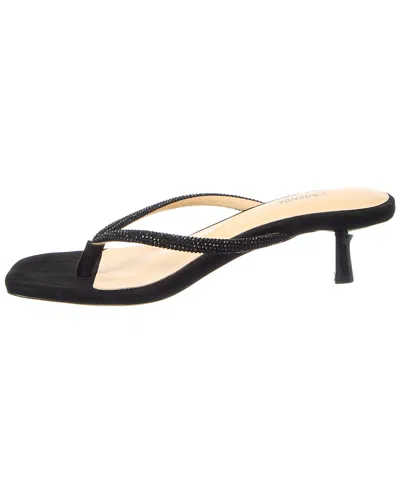 L'agence Horetense Suede Sandal In Black
