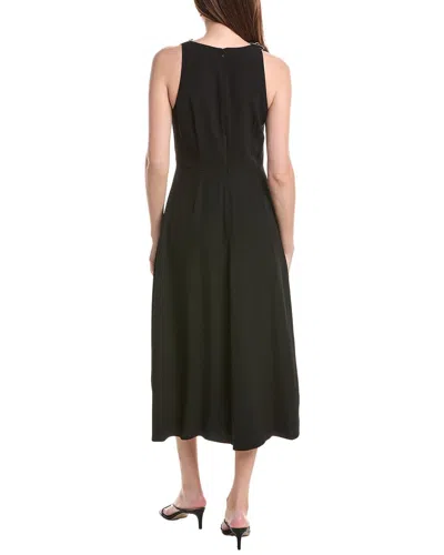 Rebecca Taylor Mia Crepe Maxi Dress In Black
