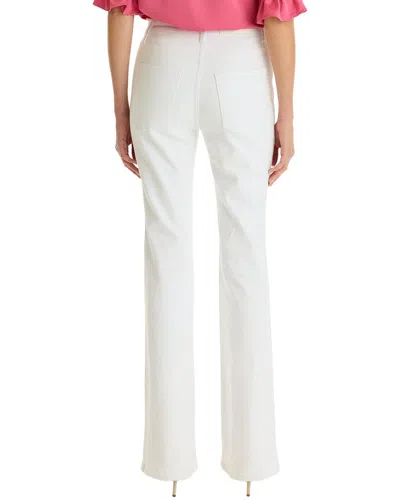 The Noli Shop Allegra Bootcut High-rise Jeans In White