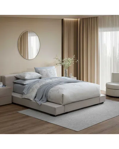 Vera Wang Trailing Vines Cotton Micro Waffle Comforter Set In White