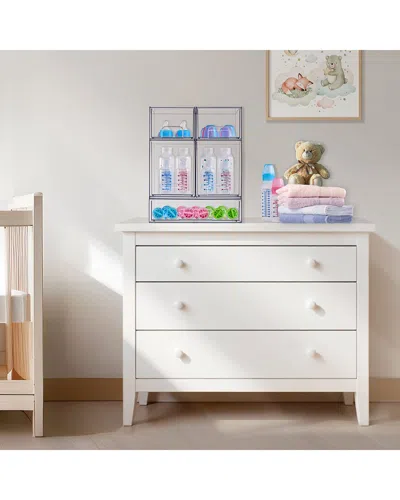 Sorbus Stackable Acrylic Set Of 3 Storage Drawers In Multi