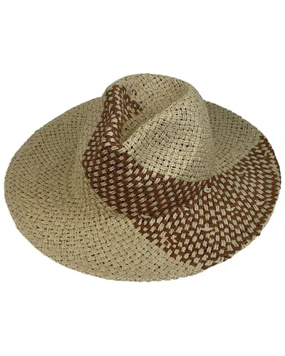 Marcus Adler Straw Panama Hat In Green