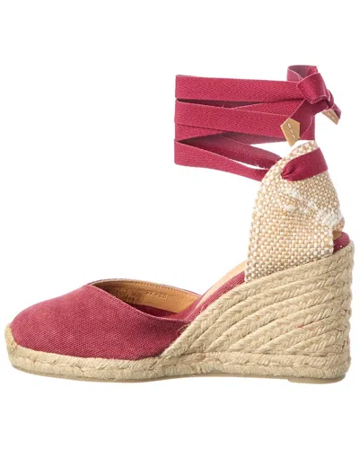 Castañer Chiara Canvas Wedge Sandal In Brown