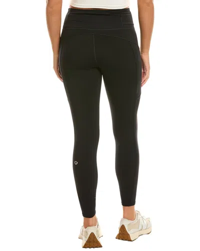 Ibkul Reflect Performance Legging In Black In Black