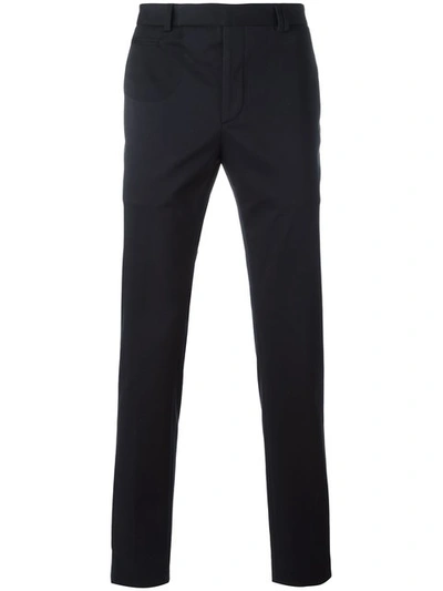 Fendi Straight-leg Trousers In Blue