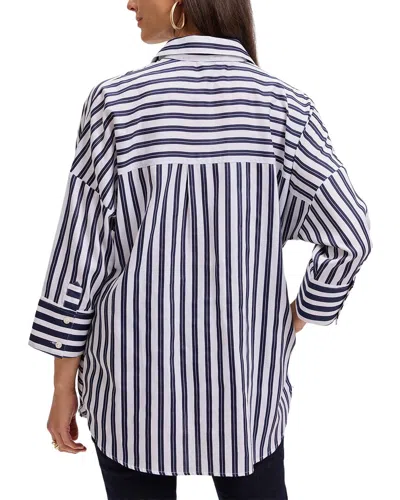 Foxcroft Avery Shirt In Blue