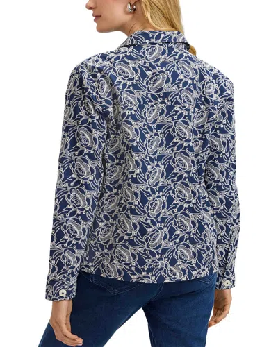 Foxcroft Thelma Jacket In Blue