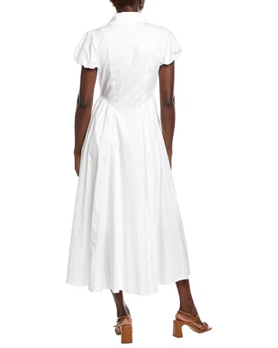 Taylor Solid Maxi Dress In White