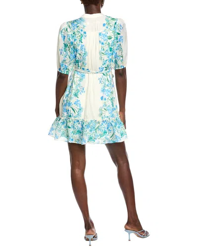 Taylor Printed Mini Dress In Blue