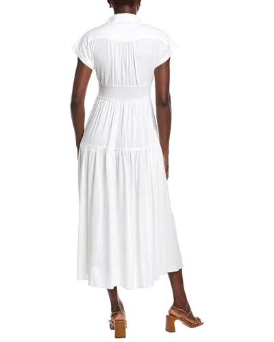 Taylor Dot Dress In White
