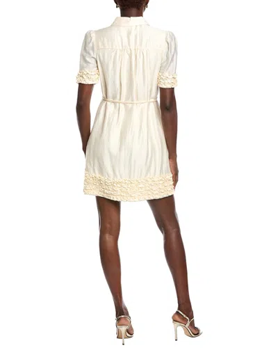 Taylor Solid Mini Dress In White