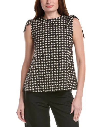 Max Mara Ada Top-woven Top In Black