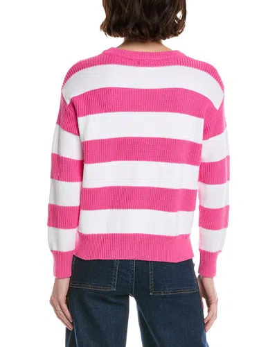 Metric Knits Pullover In Pink