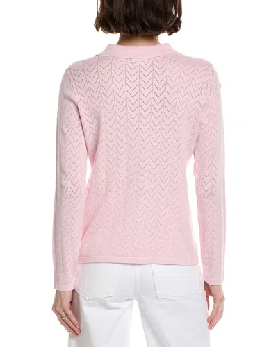 Metric Knits Sweater In Pink