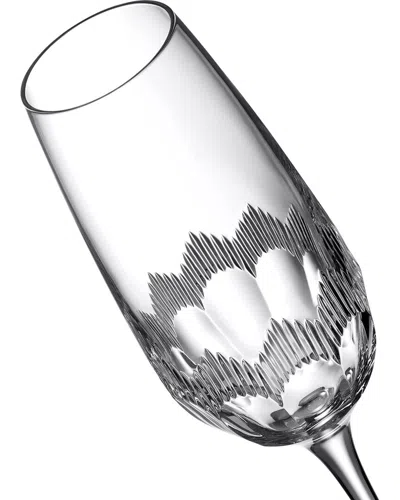 Waterford Mixology Mixed Crystal Flute Glasses 335ml Set Of Four In Transparent