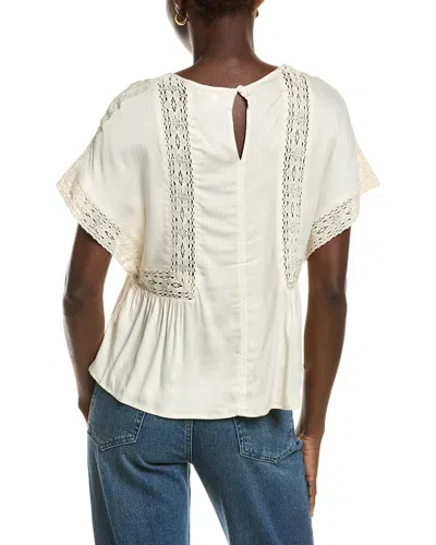 Chaser Petal Top In Gray
