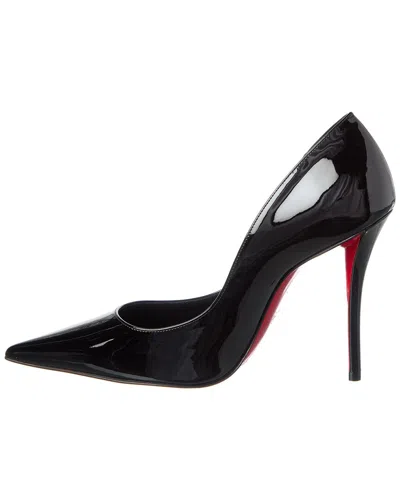 Christian Louboutin So Kate Patent Pointed-toe Red Sole Pump In Black