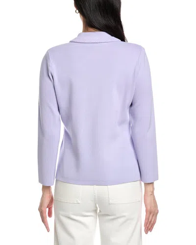 St John St. John Jacket In Purple