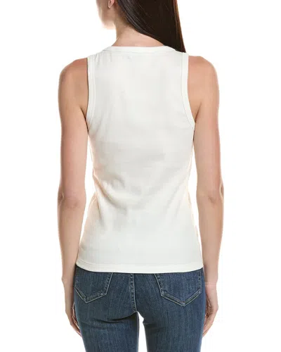 Burberry Adjustable-drawcord Tank Top In White